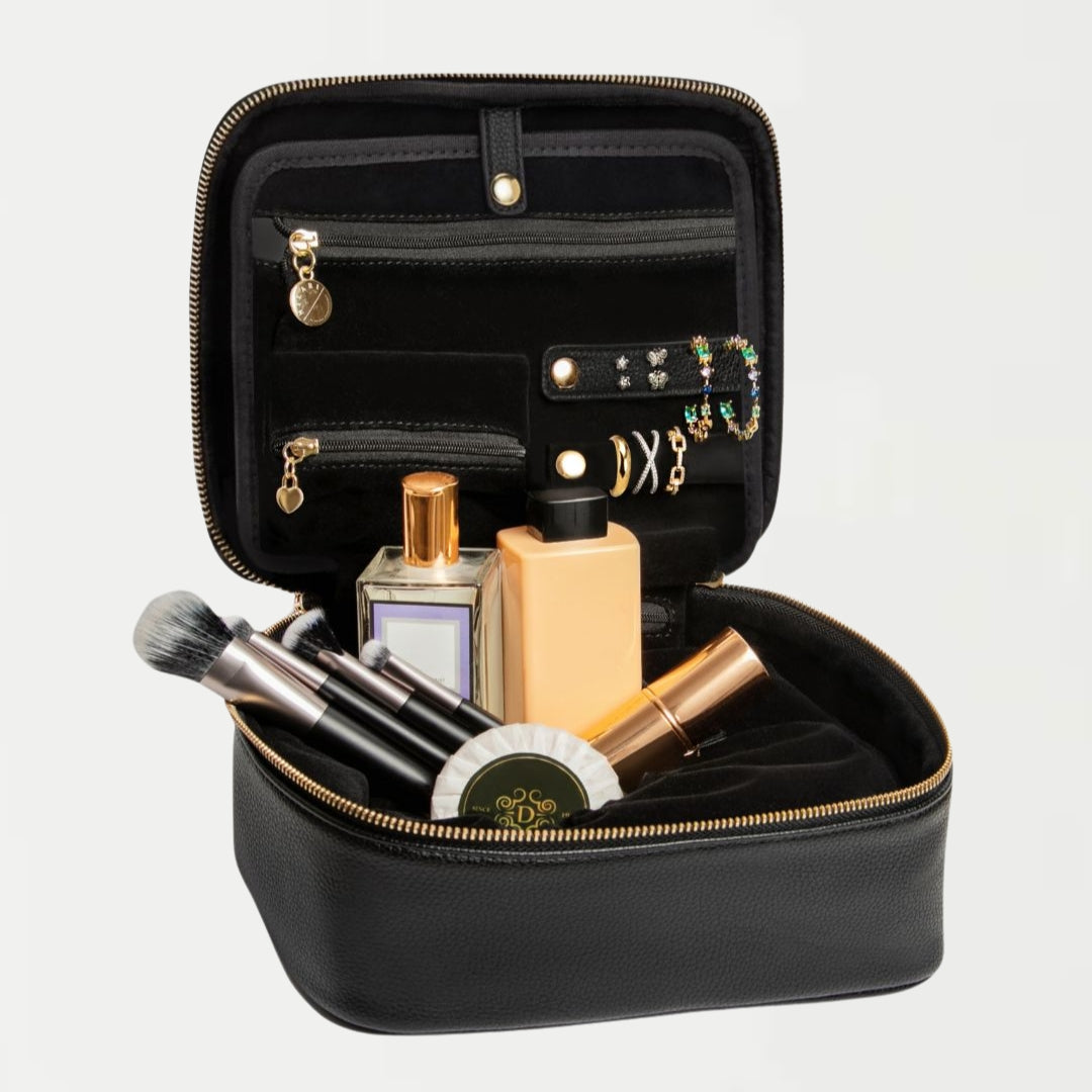 BEAUTYCASE BLACK - Gold
